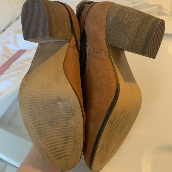 Steve Madden Toltec Cognac Leather mid calf boot - Picture 4 of 5